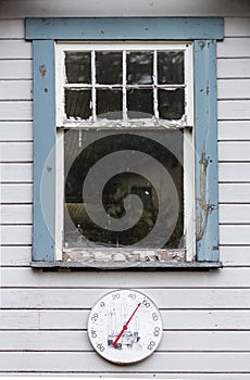 Temperature gage in Elfin Coveï¼Œ Alaska