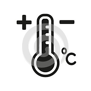 Temperature icon. Trendy Temperature logo concept on white background from Weather collection