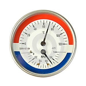 Temperature and pressure meter