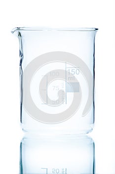 Temperature resistant cylindrical beaker for measurements 150 ml