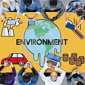 Temperature Save Earth Pollution Planet Environment Climate Chan