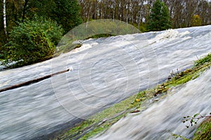 Tempestuous mountain river