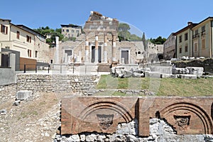 Tempio Capitolino located in Brescia i photo