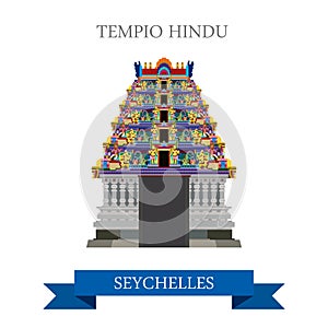 Tempio Hindu Victoria Seychelles Flat historic web photo