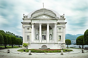 Tempio Voltiano in Como, Lombardy, Italy