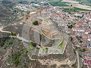 The Templar castle of Monzon. Huesca