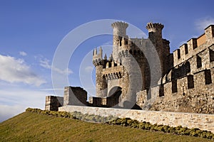 Templar castle in Ponferrada.