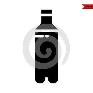 illustration of bottle glyph icon