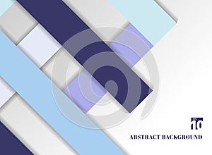 Template abstract geometric blue color tone background with square frames.