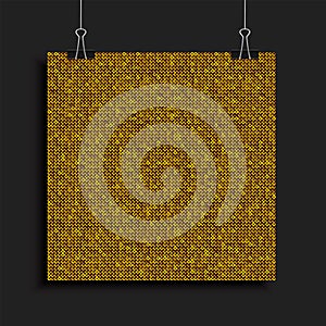 Template abstract gold sequin glitter or sparkle