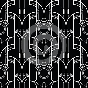 Template Abstract Tech lines pattern