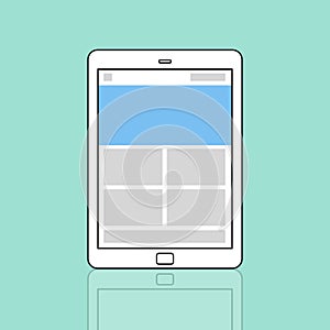 Template Badge Layout Mock-up Visual Blank Concept