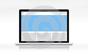 Template Badge Layout Mock-up Visual Blank Concept