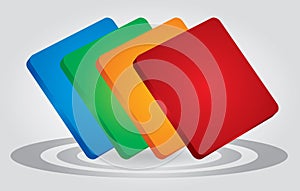 Template with copy paste area