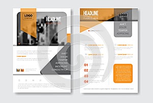 Template Design Brochure, Annual Report, Magazine, Poster, Corporate Presentation, Portfolio, Flyer With Copy Space