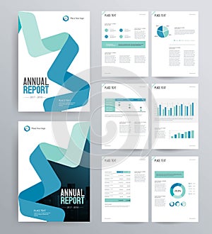 Template design for company profile ,annual report , brochure , flyer