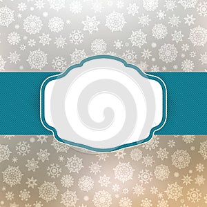 Template frame design for christmas card. EPS 8