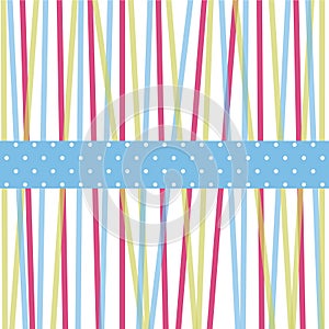 Template frame design for greeting card