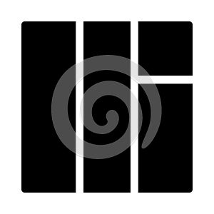 Template glyph flat vector  icon