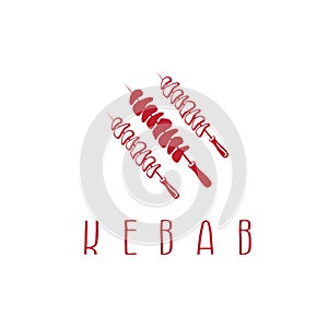 Template icon logo for kebab -vector illustration