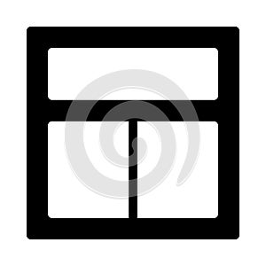 Template glyph flat vector  icon