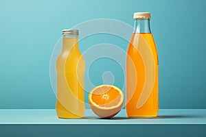 Template juice fruit healthy fresh organic drink copy orange space vitamin freshness