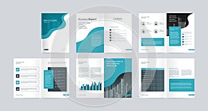 Template layout design with cover page for company profile ,annual report , brochures, flyers,