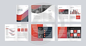 Template layout design with cover page for company profile ,annual report , brochures, flyers, presentations, leaflet, magazine,bo