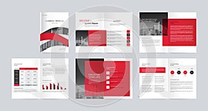 Template layout design with cover page for company profile ,annual report , brochures, flyers, presentations, leaflet, magazine,bo