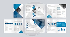 Template layout design with cover page for company profile ,annual report , brochures, flyers, presentations, leaflet, magazine,bo