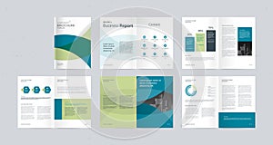 Template layout design with cover page for company profile ,annual report , brochures, flyers, photo