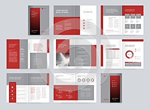 Template layout design with cover page for company profile ,annual report , brochures,proposal , flyers, leaflet, magazine,book co