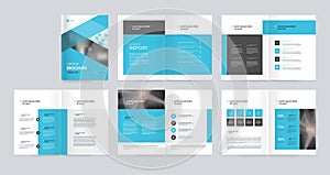 Template layout design with cover page for company profile ,annual report , brochures,proposal , flyers, leaflet, magazine,book co