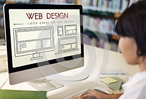 Template Layout Web UI Website Concept