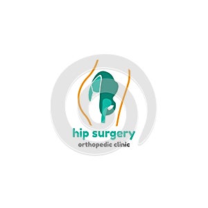 Template logo for hip surgery