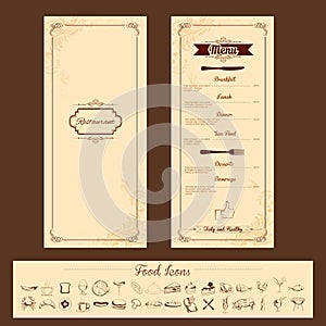 Template for Menu Card