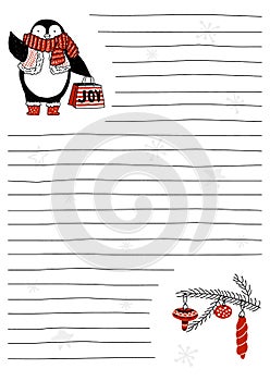template of a notebook or notebook sheet in A6 photo