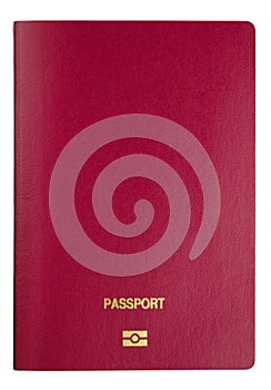 Modello passaporto copertura tracciato di ritaglio 