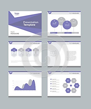 Template presentation slides background design.