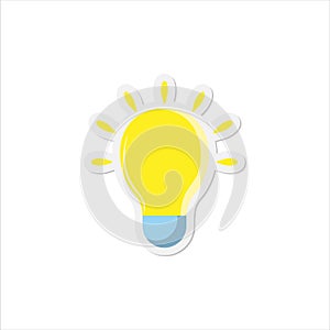 Light Bulb Sticker