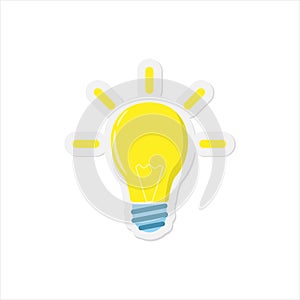 Light Bulb Sticker
