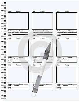 Templates based on the storyboard