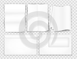 Templates set of corporate identity paper sheet