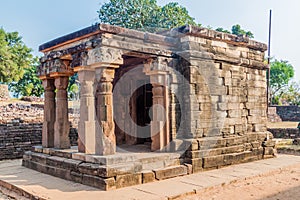 Temple 17, ancient Buddhist monument at Sanchi, Madhya Pradesh, Ind