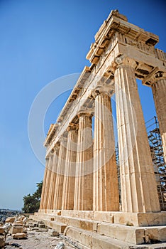 Temple in the Acropolis, Athens, Greece