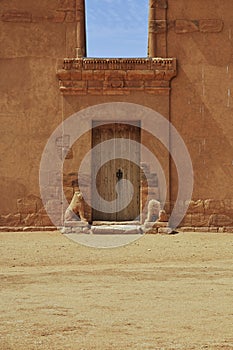 The temple of Amun in Sahara desert of the Sudan