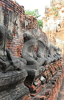 Temple ancient in Wat Chai Watthanaram
