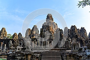 Temple of Angkor Thom, Siem Reap, Cambodia. Angkor Thom was the last and most enduring capital city of the Khmer empire.