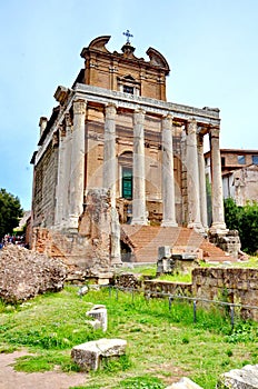 Temple of Antonino and Faustina in the Roman Forum