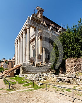 Temple of Antoninus and Faustina in the Roman Forum